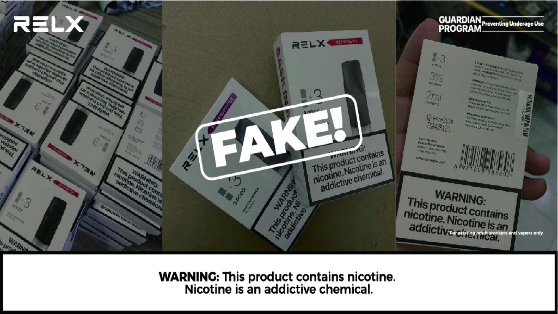 RELX Warns Consumers to Stay Away From Fake RELXPODS - RELX Global